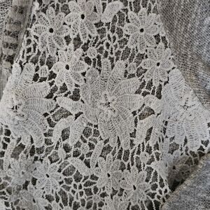 Simply Couture Sage Green Boutique Lace Sweater Shrug XL